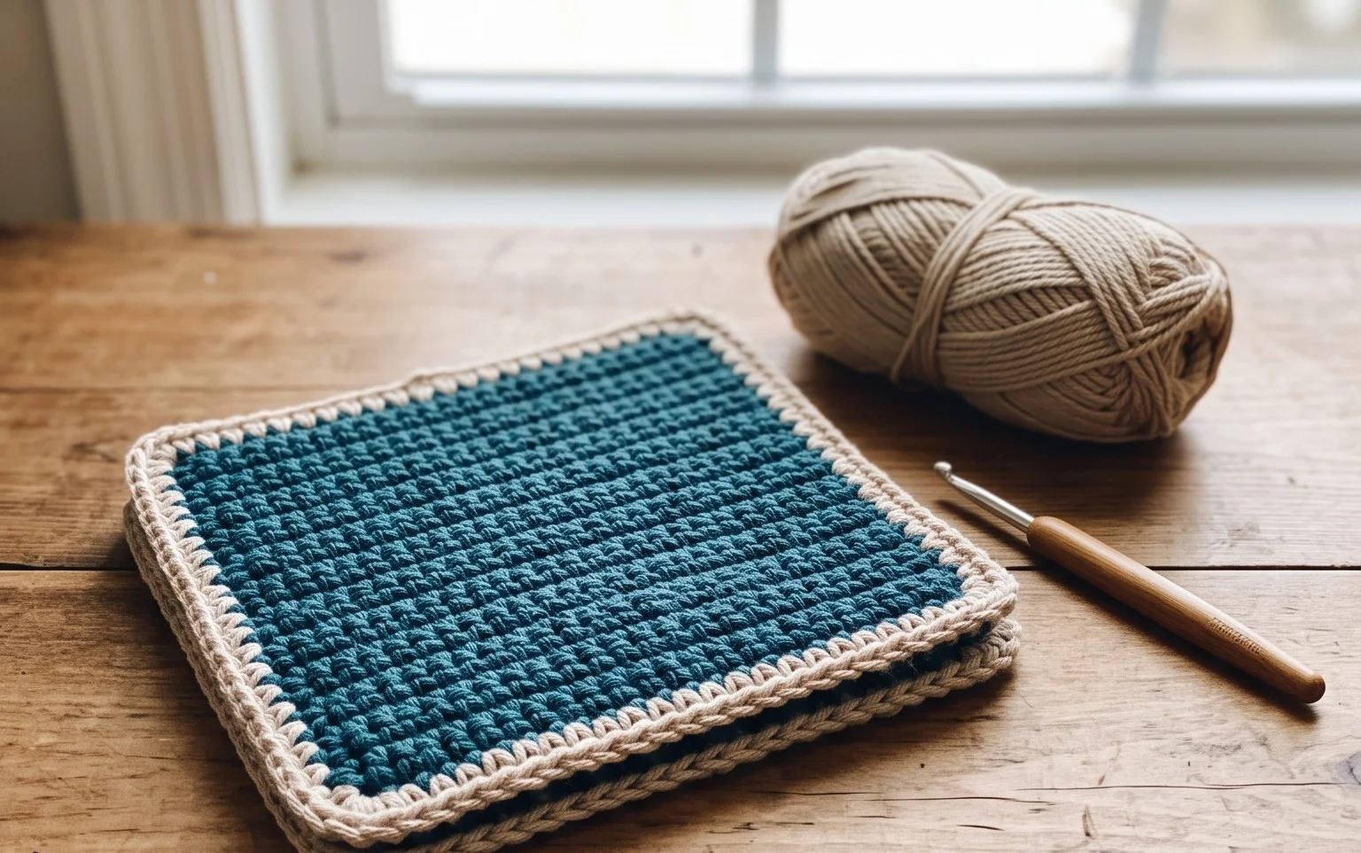 How to Crochet a Double Thick Hot Pad: Free Pattern