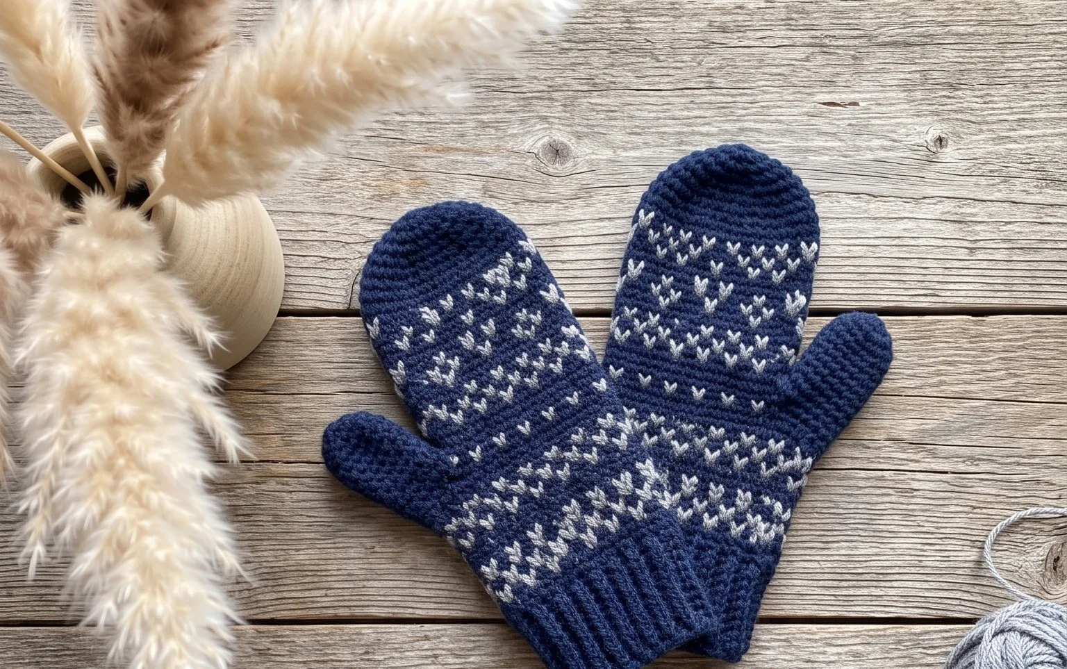 Easy Traditional Crochet Mitten Pattern: Free Step-by-Step
