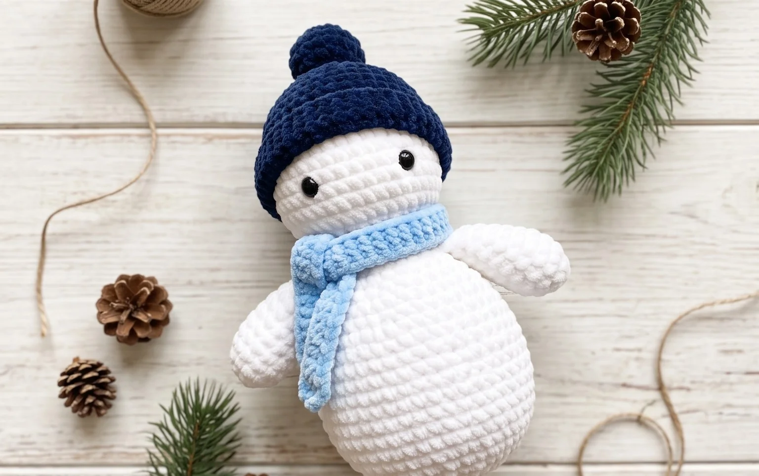 Easy Amigurumi Snowman: Free Crochet Pattern & Tutorial