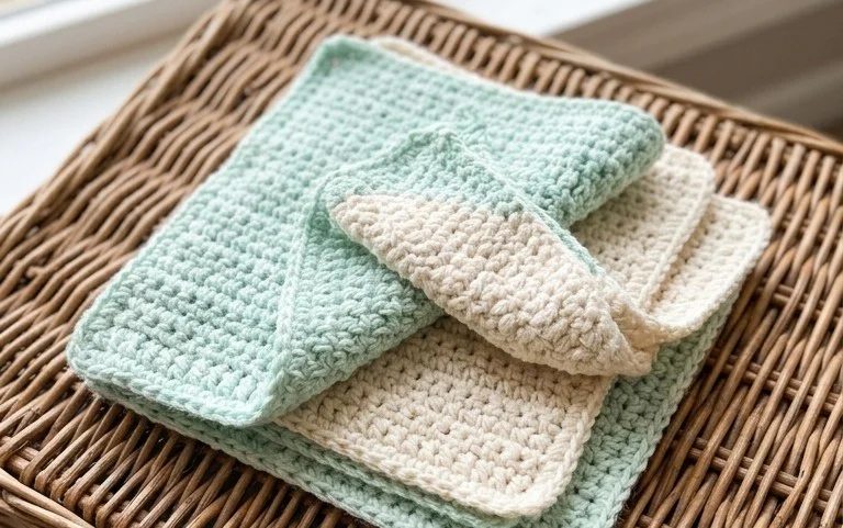 Easy Beginner Crochet Patterns: Free Dishcloth Tutorial