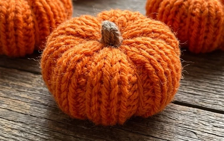 How to Make Yarn Pumpkins