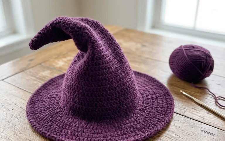 Easy Crochet Witch Hat Pattern – Free Beginner Tutorial