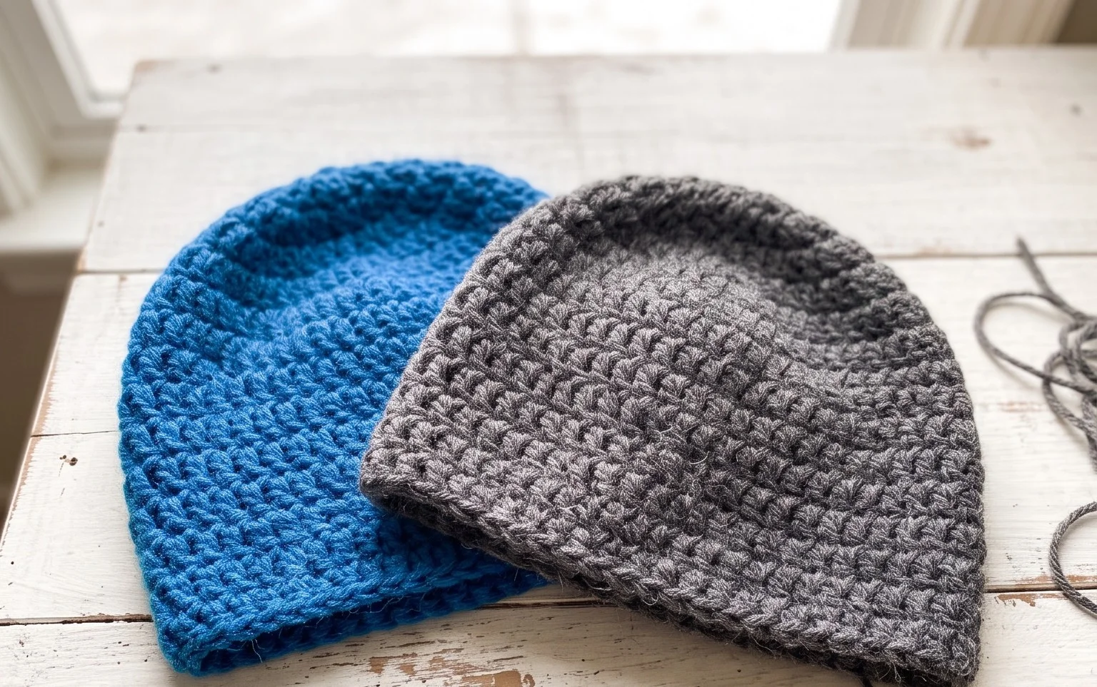 10 Sizes Double Crochet Hat Pattern: Free Beginner Guide