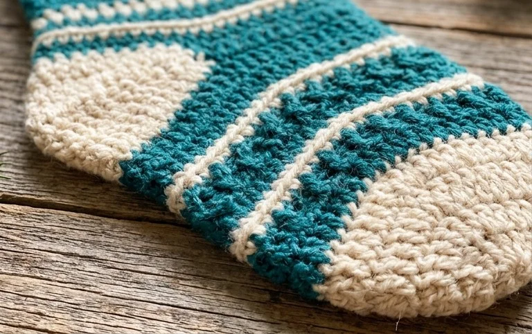 15 Free Crochet Christmas Stocking Patterns for Decor