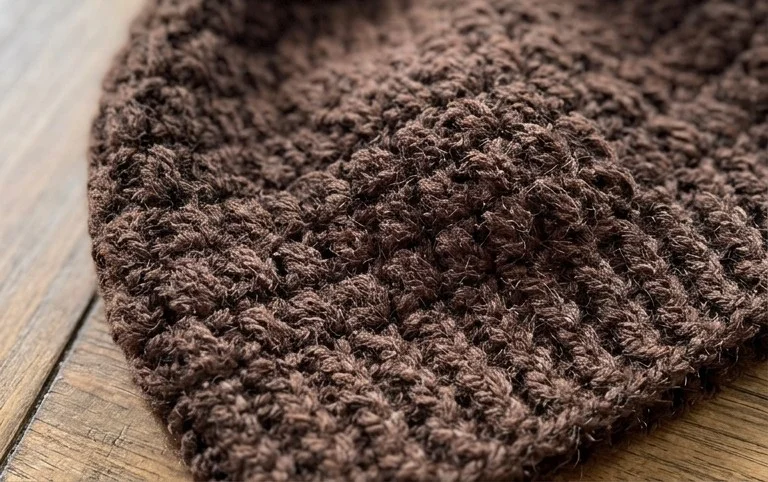 Coffee Bean Slouchy Beanie Crochet Pattern - Crochet It Creations
