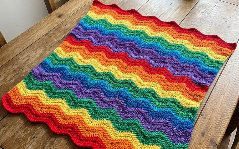 10 Easy Ripple Baby Blanket Free Crochet Patterns
